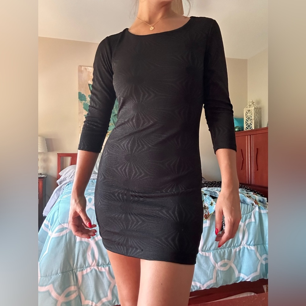 Black Lily Rose Dress